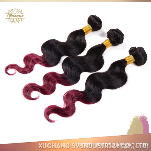 Brazilian ombre hair Body Wave Wholesale 100% human hair